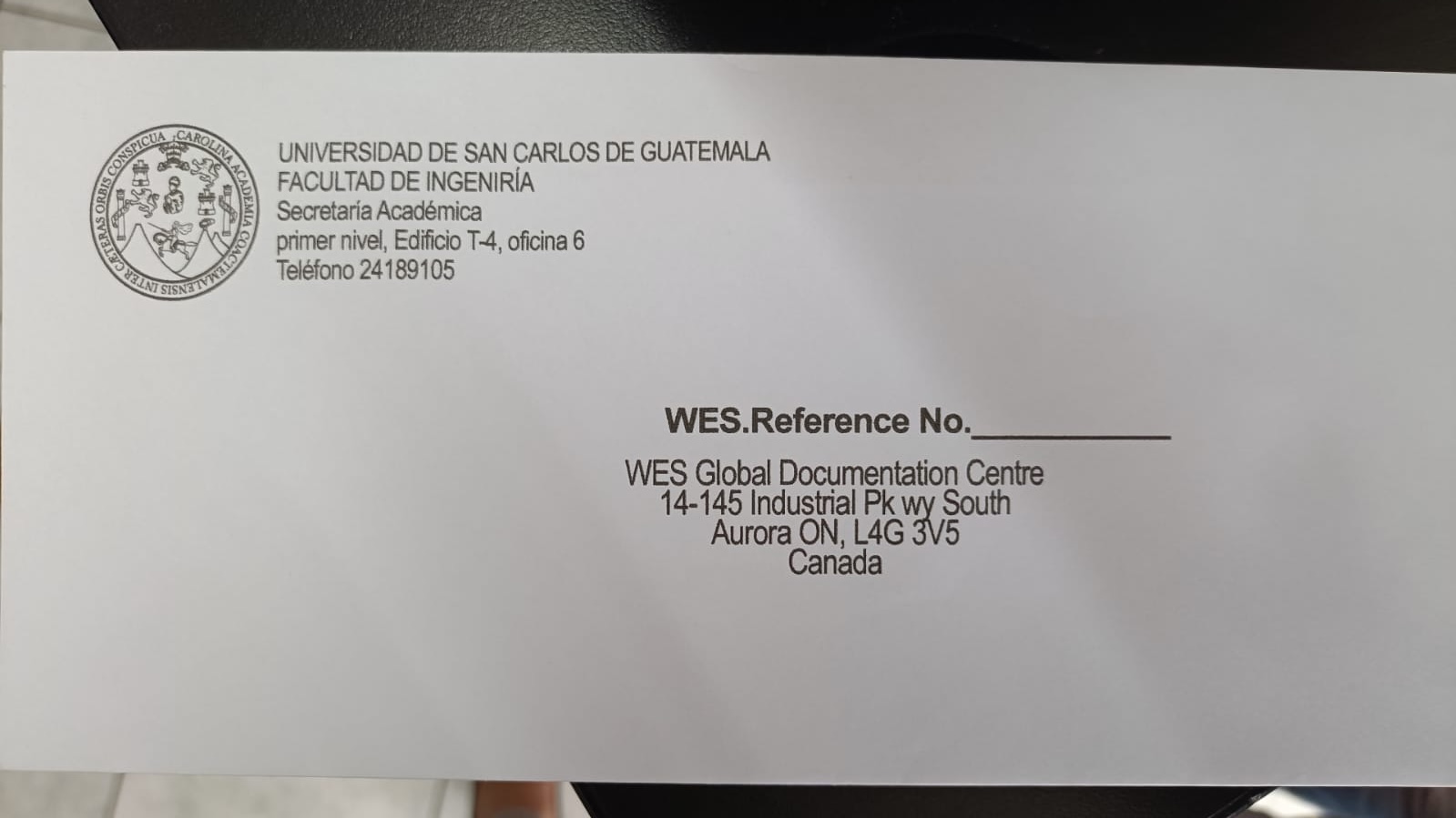 Envelop Sealed Front